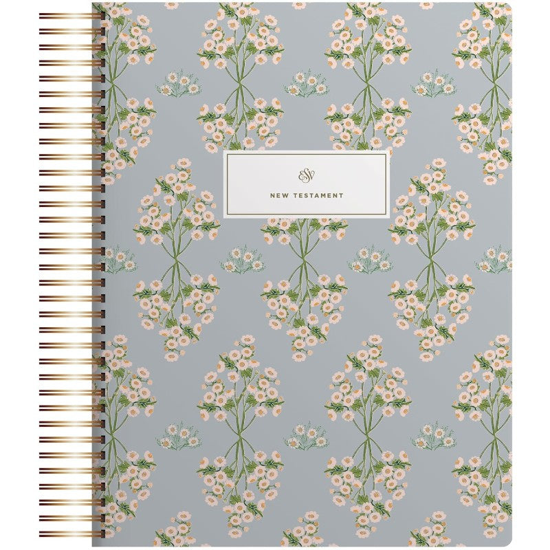 ESV Spiral-Bound Journaling Bible, New Testament (Lulie Wallace), by Lulie Wallace (Illustrator)