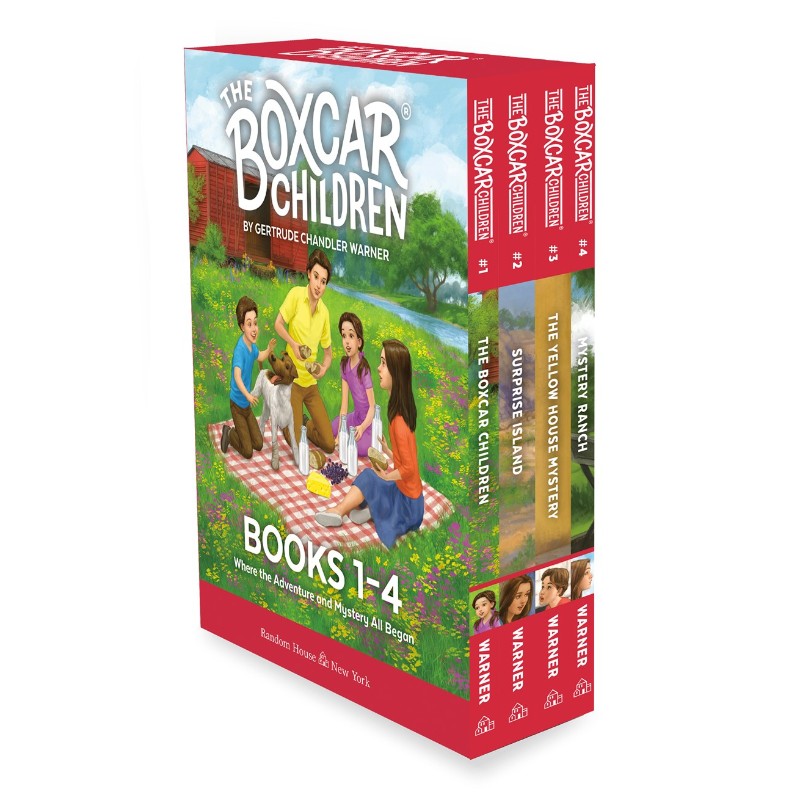 The Boxcar Children Mysteries Boxed Set 1-4, by Gertrude Chandler Warner
