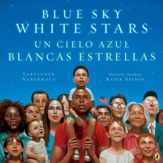 Blue Sky White Stars/Un Cielo Azul Blancas Estrellas, by Sarvinder Naberhaus