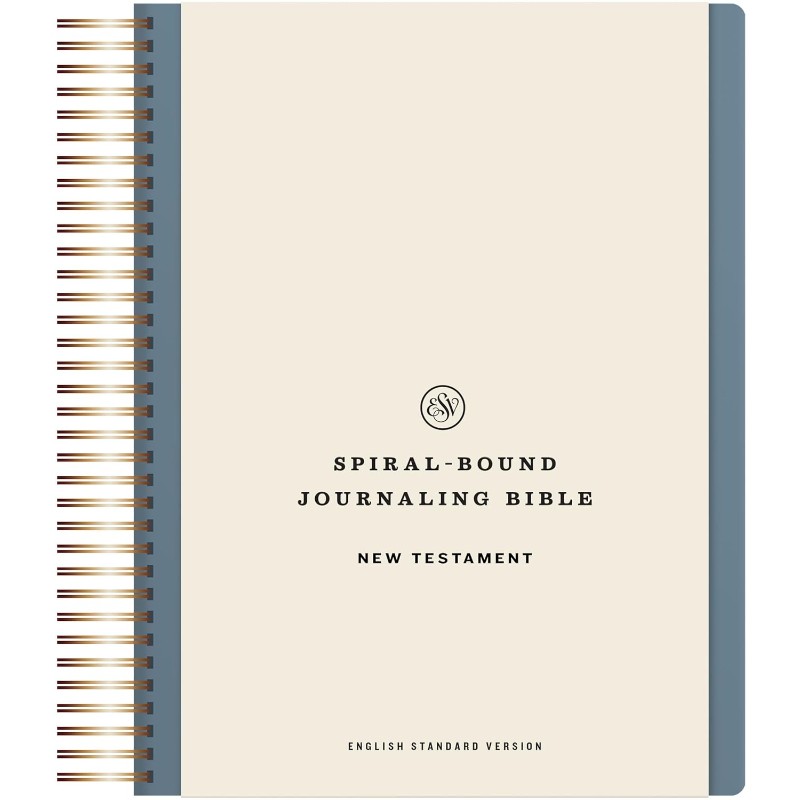 ESV Spiral-Bound Journaling Bible, New Testament (Blue), by ESV Bibles