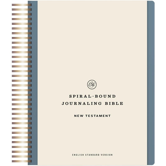 ESV Spiral-Bound Journaling Bible, New Testament (Blue), by ESV Bibles