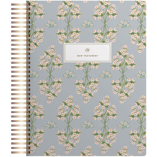 ESV Spiral-Bound Journaling Bible, New Testament (Lulie Wallace), by Lulie Wallace (Illustrator)