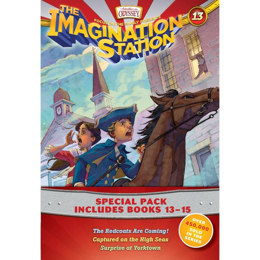 Imagination Station Books 3-Pack: The Redcoats Are Coming! / Captured on the High Seas / Surprise at Yorktown (AIO Imagination Station Books), by Focus on the Family