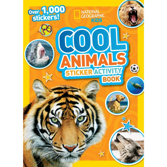 National Geographic Kids Cool Animals Sticker Activity Book, by National Geographic Kids