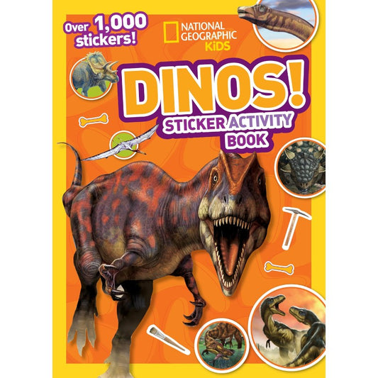 National Geographic Kids Dinos Sticker Activity Book, by National Geographic Kids