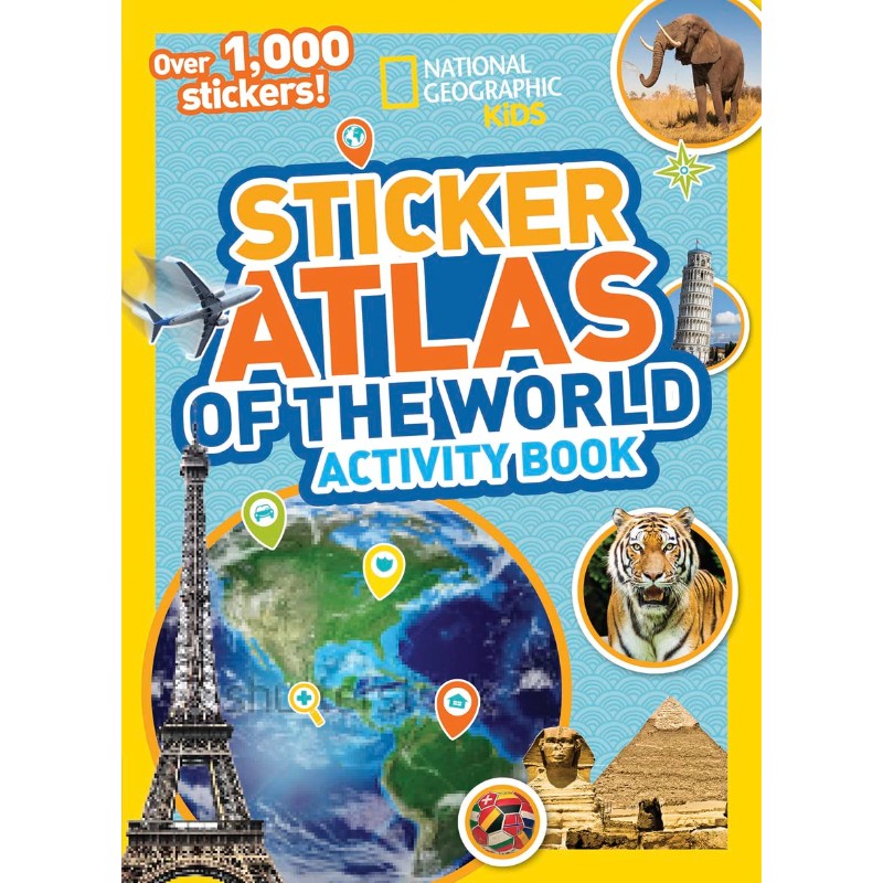 National Geographic Kids World Atlas Sticker Activity Book, by National Geographic Kids