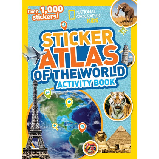 National Geographic Kids World Atlas Sticker Activity Book, by National Geographic Kids