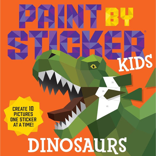 Paint by Sticker Kids: Dinosaurs, by Workman Publishing