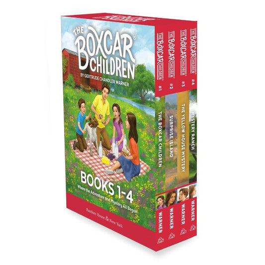 The Boxcar Children Mysteries Boxed Set 1-4, by Gertrude Chandler Warner